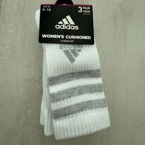Brand New Women’s Adidas Crew Socks - 3 Pack